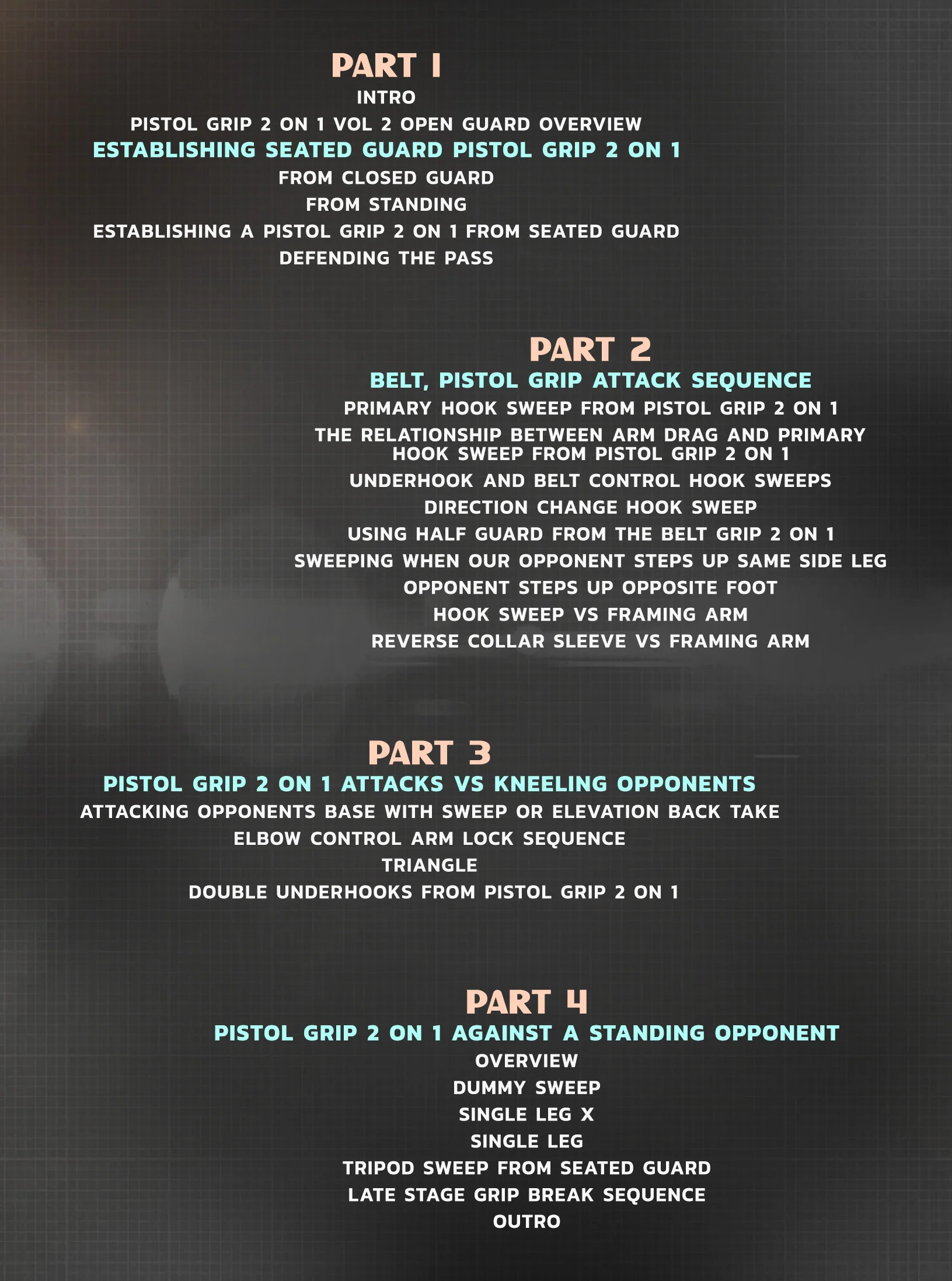 Connected Reaction: Pistol Grip 2 on 1 Volume 2: Open Guard by Paul Schreiner - Image 2