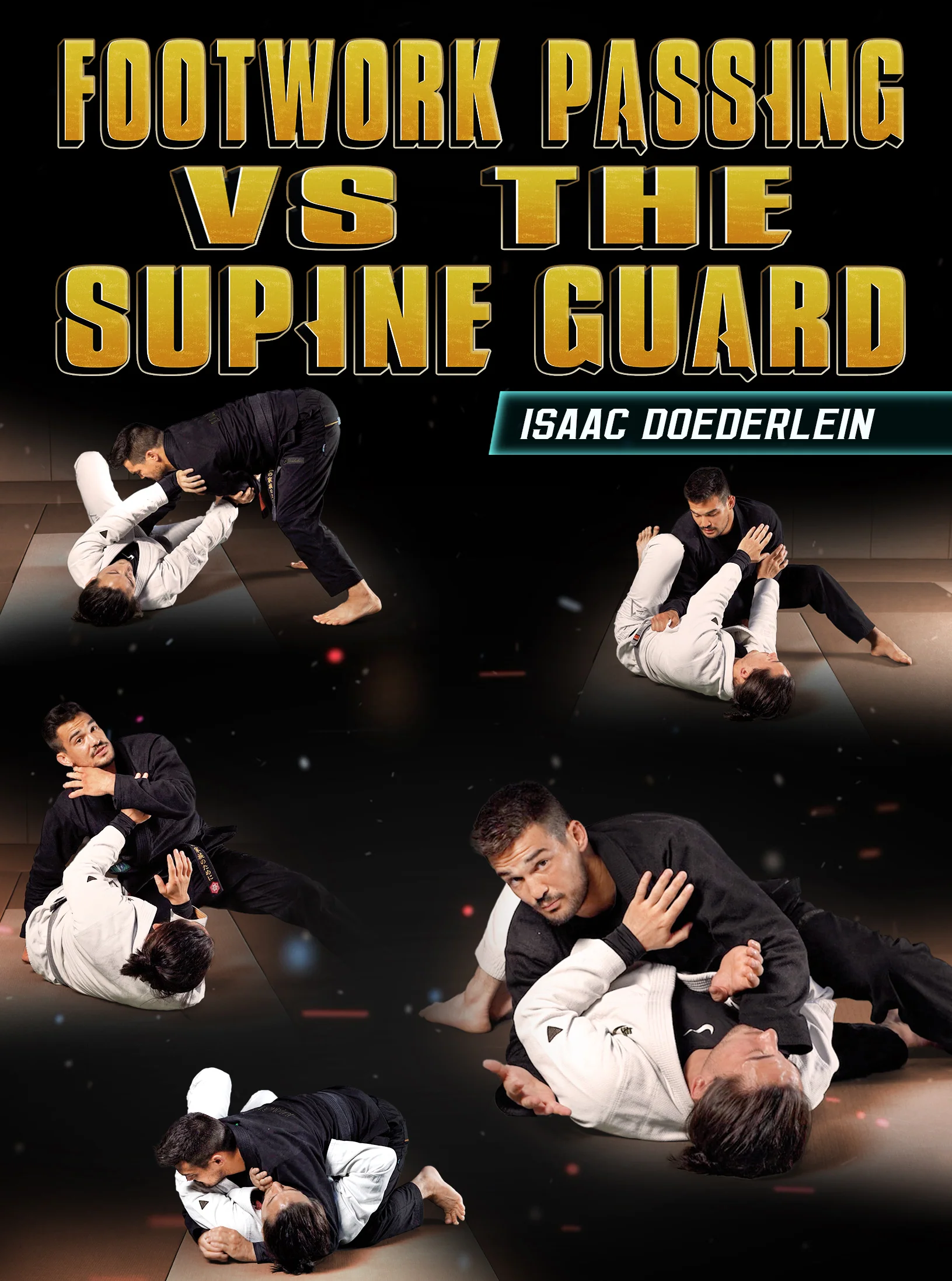 Footwork Passing vs The Supine Guard by Isaac Doederlein