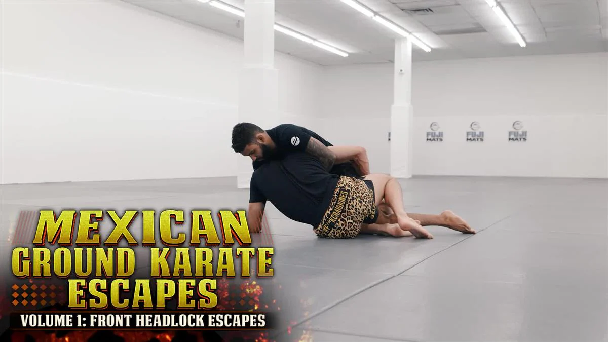 Mexican Ground Karate Escapes Volume 1: Front Headlock Escapes by Craig Jones - Image 3