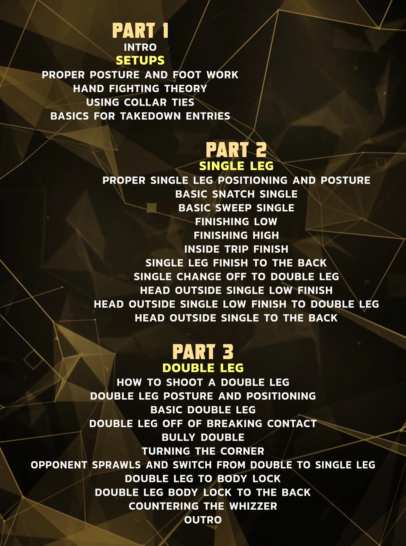 Offensive Wrestling For Jiu Jitsu Volume 1: Basic Singles and Doubles by Dante Leon - Image 2