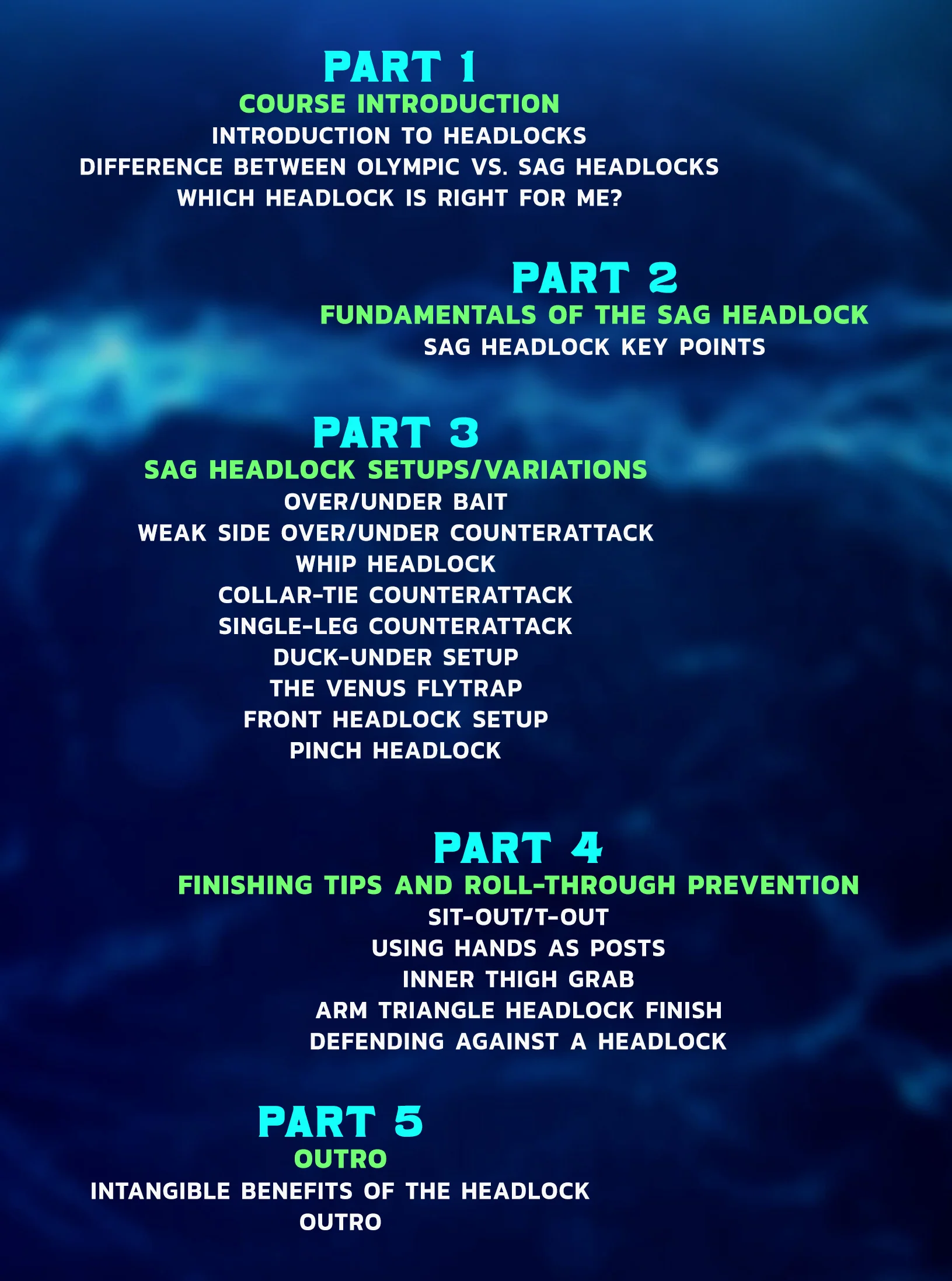 SAG Headlocks Fundamentals and Finishes by Nolan Baker - Image 2
